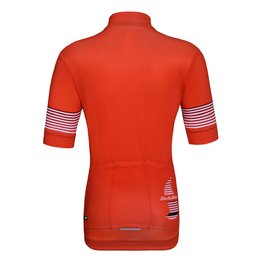 HOLOKOLO Kurzarm Fahrradtrikot - FLOW JUNIOR - mehrfarbig/Rot