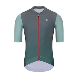 HOLOKOLO Kurzarm Fahrradtrikot - INFINITY - Rot/Grau