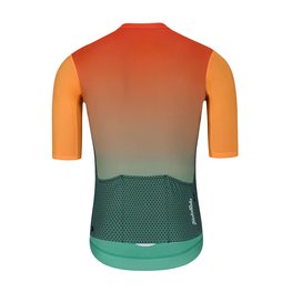 HOLOKOLO Kurzarm Fahrradtrikot - INFINITY - Orange/Grün/Rot