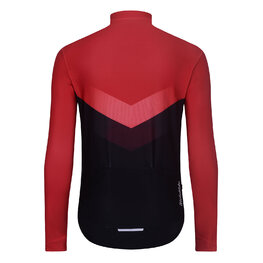 HOLOKOLO Langarm Fahrradtrikot für den Winter - ARROW WINTER - Rot/Schwarz
