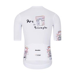 HOLOKOLO Kurzarm Fahrradtrikot - MAAPPI II. ELITE - Weiß/mehrfarbig