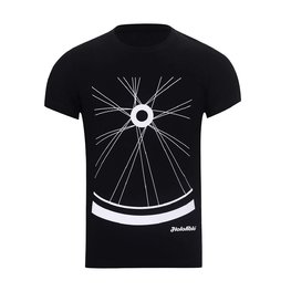 NU. BY HOLOKOLO Kurzarm Fahrrad-Shirt - RIDE THIS WAY II. - Schwarz
