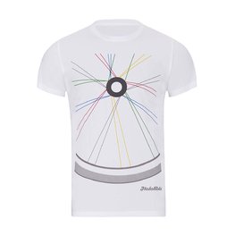 NU. BY HOLOKOLO Kurzarm Fahrrad-Shirt - RIDE THIS WAY II. - Weiß