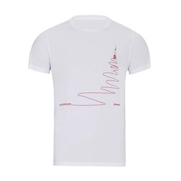 NU. BY HOLOKOLO Kurzarm Fahrrad-Shirt - UP & NEVER STOP II. - Weiß