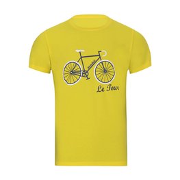 NU. BY HOLOKOLO Kurzarm Fahrrad-Shirt - LE TOUR LEMON II. - Gelb
