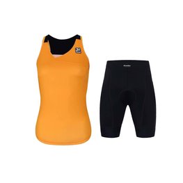 HOLOKOLO Oberteil und Shorts - ENERGY LADY - Orange/Schwarz