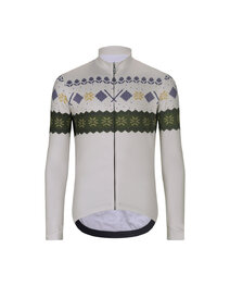 HOLOKOLO Radtrikot und Hose für den Winter - FROSTTRAIL WINTER - Grün/Schwarz/Grau