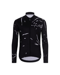 HOLOKOLO Langarm Radtrikot und Hose - PASSION WINTER - Weiß/Schwarz