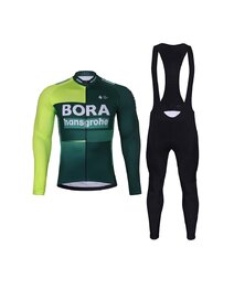 BONAVELO Fahrradjacke und Hose für den Winter - BORA 2024 - Grün/Weiß