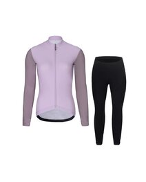 RIVANELLE Fahrradjacke und Hose für den Winter - PERFORMANCE WINTER - Schwarz/Lila