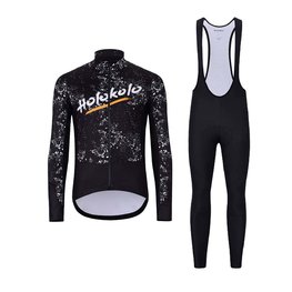 HOLOKOLO Fahrradjacke und Hose für den Winter - GRAFFITI - Schwarz/Weiß