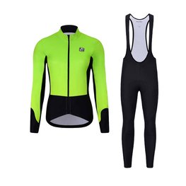 HOLOKOLO Fahrradjacke und Hose für den Winter - CLASSIC LADY - Hellgrün/Schwarz