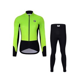 HOLOKOLO Fahrradjacke und Hose für den Winter - CLASSIC LADY - Hellgrün/Schwarz