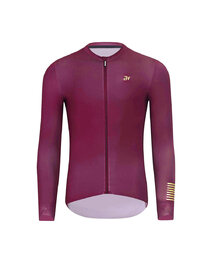 HOLOKOLO Langarm Radtrikot und Hose - VICTORIOUS GOLD - bordeaux/Schwarz