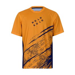 HOLOKOLO Kurzarm Fahrradtrikot - UNIVERSE MTB - Orange/Schwarz