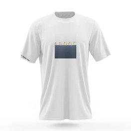 NU. BY HOLOKOLO Kurzarm Fahrrad-Shirt - CURIOSITY - Weiß/Blau