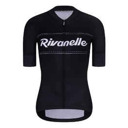 RIVANELLE Kurzarm Radtrikot und Shorts - GEAR UP  - Weiß/Schwarz
