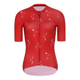 RIVANELLE Kurzarm Radtrikot und Shorts - METTLE LADY  - Rot/Schwarz