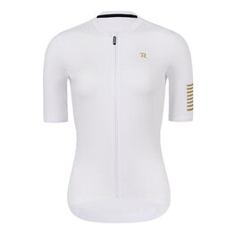 RIVANELLE Kurzarm Radtrikot und Shorts - VICTORIOUS GOLD LADY - Weiß/Schwarz