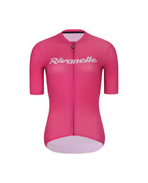 RIVANELLE Kurzarm Radtrikot und Shorts - DRAW UP  - Schwarz/Rosa