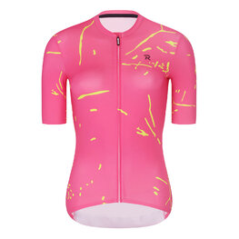 RIVANELLE Kurzarm Radtrikot und Shorts - PASSION - Gelb/Rosa