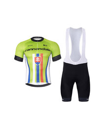 BONAVELO Kurzarm Radtrikot und Shorts - CANNONDALE SK - Schwarz/Grün