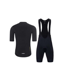 HOLOKOLO Kurzarm Radtrikot und Shorts - EYELET - Schwarz