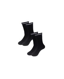 HOLOKOLO Klassische Fahrradsocken - VELON 2PAK - Schwarz