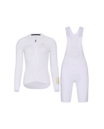 HOLOKOLO Kurzarm Radtrikot und Shorts - VICTORIOUS ELITE - Weiß