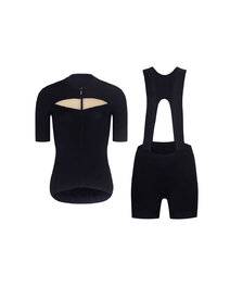 RIVANELLE Kurzarm Radtrikot und Shorts - GLAMOR - Schwarz