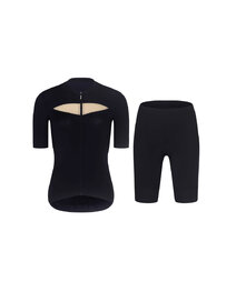 RIVANELLE Kurzarm Radtrikot und Shorts - GLAMOR - Schwarz