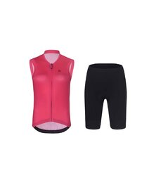 RIVANELLE Kurzarm Radtrikot und Shorts - PURE - Rosa/Schwarz