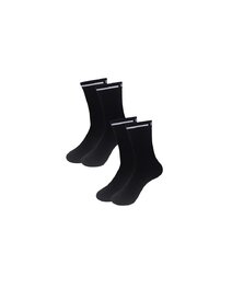 RIVANELLE Klassische Fahrradsocken - VELON 2PAK - Schwarz