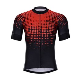 HOLOKOLO Kurzarm Fahrradtrikot - FROSTED - Rot/Schwarz