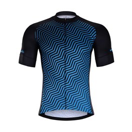 HOLOKOLO Kurzarm Fahrradtrikot - DAYBREAK - Schwarz/Blau