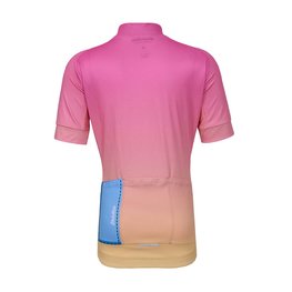 HOLOKOLO Kurzarm Fahrradtrikot - CANDYBAG KIDS - Gelb/Rosa