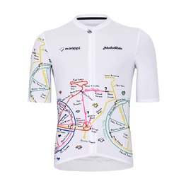 HOLOKOLO Kurzarm Fahrradtrikot - MAAPPI ELITE - mehrfarbig/Weiß