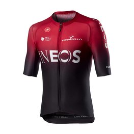 CASTELLI Kurzarm Fahrradtrikot - INEOS 2020 - Rot/Schwarz