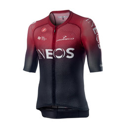 CASTELLI Kurzarm Fahrradtrikot - TEAM INEOS 2019 - Schwarz/Rot