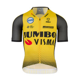 AGU Kurzarm Fahrradtrikot - JUMBO-VISMA 2019 - Gelb/Schwarz