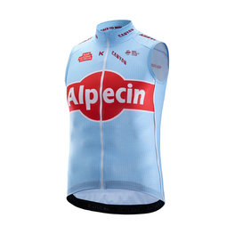 KATUSHA SPORTS Ärmelloses Fahrradtrikot - ALPECIN 2019  - Hellblau/Rot