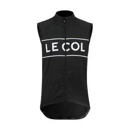 LE COL Fahrradweste - SPORT LOGO GILET - Weiß/Schwarz