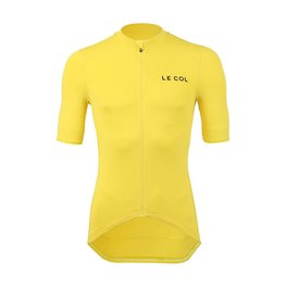 LE COL Kurzarm Fahrradtrikot - HORS CATEGORIE II - Gelb