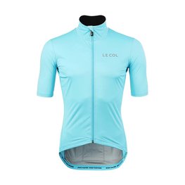 LE COL Kurzarm Fahrradtrikot - PRO RAIN - Hellblau
