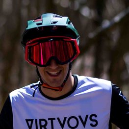 LIMAR Fahrradsonnenbrille - ROC MTB - Grün/Rot