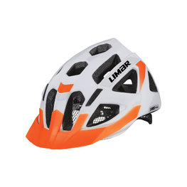LIMAR Fahrradhelm - X-RIDE MTB - Orange/Weiß