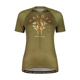 MALOJA Kurzarm Fahrradtrikot - GANESM. 1/2 LADY - Grün