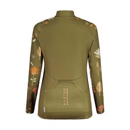 MALOJA Langarm Fahrradtrikot für den Sommer - GANESM. 1/1 LADY - Grün