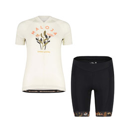 MALOJA Kurzarm Radtrikot und Shorts - GANESM. - Schwarz
