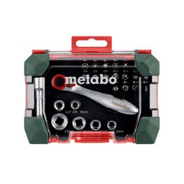 METABO Fahrradwerkzeug - BIT AND RATCHET BOX - Schwarz